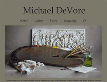 Tablet Screenshot of michaeldevore.net
